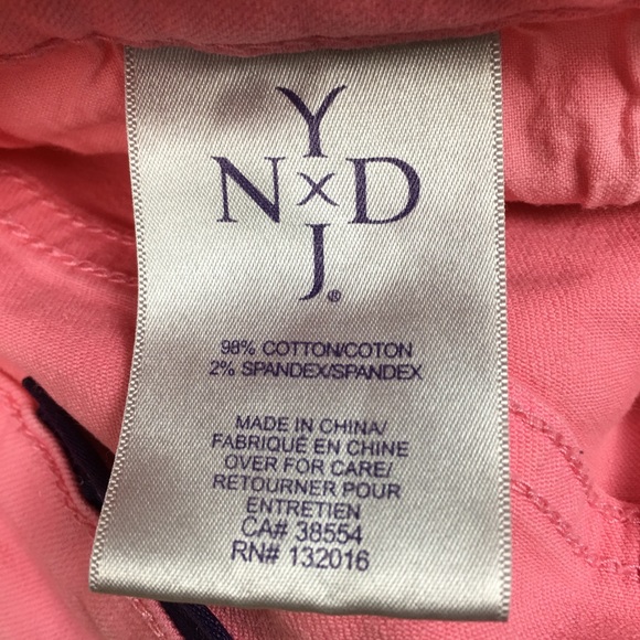NYDJ | Pink Stretch Crop Jeans | size 2 - Picture 7 of 8